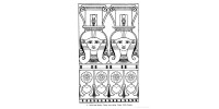 Livre à Colorier : Ancient Egyptian Designs